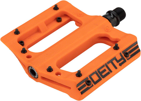 Deity Compound Pedals Platform Composite 9/16 Orange/Black