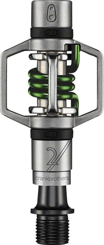 Crank Brothers Egg Beater 2 Pedals Dual Sided Clipless 9/16 Green