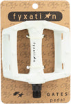 Fyxation Gates Pedals - Platform Plastic 9/16 White