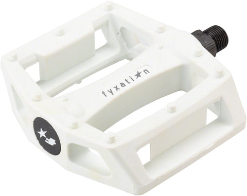 Fyxation Gates Pedals - Platform Plastic 9/16 White