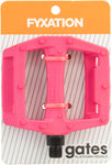 Fyxation Gates Pedals Platform 9/16 Plastic Pink