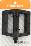 Fyxation Gates Slim Pedals - Platform Plastic 9/16 Black