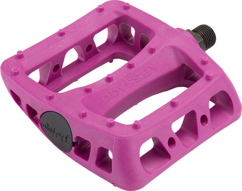 Odyssey Twisted PC Pedals Platform Composite/Plastic 9/16 Purple