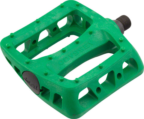 Odyssey Twisted PC Pedals Platform Composite/Plastic 9/16 Green