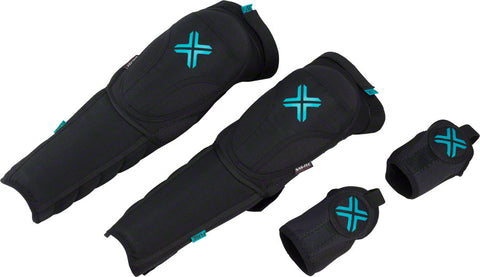 Fuse Protection Echo 125 Knee Shin Ankle Pad: Black XL Pair