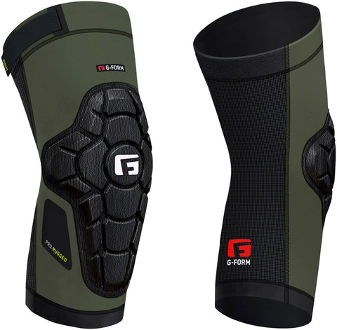 G-Form Pro Rugged Knee Guards - Army Green Large