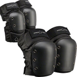 Pro-Tec Knee/Elbow Pad Set: Black SM