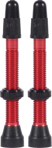 WTB Aluminum TCS Tubeless Valves 34mm Red Pair