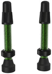 WTB Aluminum TCS Tubeless Valves 34mm Green Pair