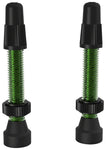 WTB Aluminum TCS Tubeless Valves 46mm Green Pair