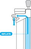 Topeak Joe Blow Booster Floor Pump 160PSI Smarthead DX3