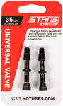 Stan's NoTubes 35mm Tubeless Valves Pair Black