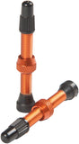 Stan's NoTubes 44mm Tubeless Valves Pair Orange