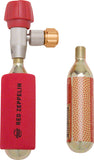 Planet Bike Red Zeppelin Inflator Includes Two Threaded 16g Cartridges and
