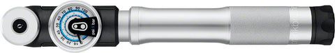 Crank Brothers Sterling SG Premium Short Frame Pump with Gauge Silver