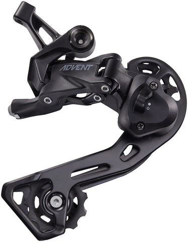 microSHIFT ADVENT Rear Derailleur 9 Speed Medium Cage Black with Clutch