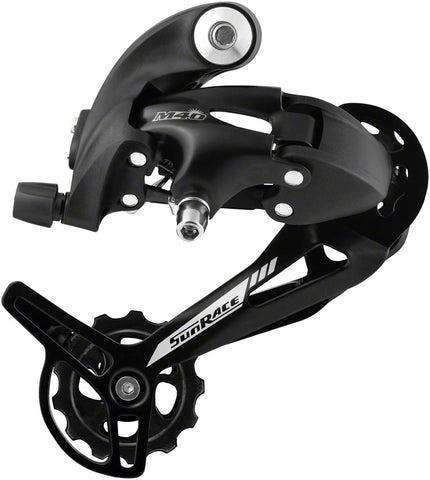 SunRace M41 Rear Derailleur 7Speed Long Cage Black Shimano Rear Direct