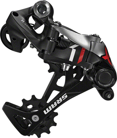 SRAM X01 Rear Derailleur 11Speed Medium Cage Black/Red