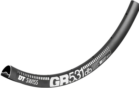 DT Swiss GR 531 Rim 700 Disc 24h Black