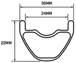 WHISKY No.9 30w Front Wheel 29 15 x 100mm 6Bolt/CenterLock Matte