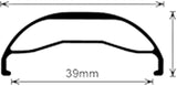 Velocity Dually Rim 27.5 Disc Black 32h Clincher