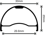 Velocity Blunt SS Rim 29 Disc Black 28h Clincher