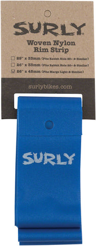 Surly Rim Strip For Marge Lite / Rolling Darryl Nylon 45mm wide Blue