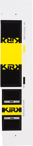 Bos Suspension Kirk2 Rear Shock Decal Kit Yellow