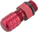 FOX AutoSag Air Schrader Valve Assembly 5/1632 ORB without Cap Red