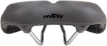 MSW SDL192 Spin Fitness Saddle Steel Black