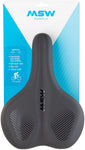 MSW SDL192 Spin Fitness Saddle Steel Black