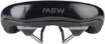 MSW SDL210 Relax Recreation Saddle Steel Black