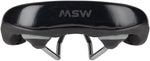 MSW SDL192 Relax Recreation Saddle Steel Black