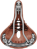 Brooks B17 Carved Saddle - Steel Antique Brown