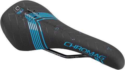 Chromag Lynx DT Saddle Chromoly Black/Cyan