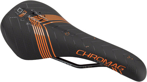 Chromag Lynx DT Saddle Chromoly Black/Tight Orange