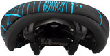 Chromag Overture Saddle Chromoly Black/Cyan