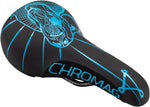 Chromag Overture Saddle Chromoly Black/Cyan