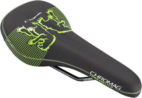 Chromag Trailmaster DT Saddle Chromoly Black/Green