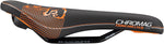 Chromag Trailmaster DT Saddle Chromoly Black/Orange