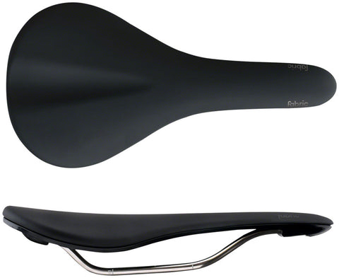 Fabric Scoop Flat Saddle Titanium Black