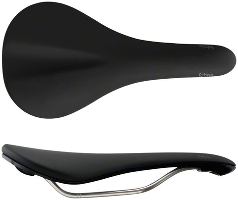 Fabric Scoop Shallow Saddle Chromoly Black