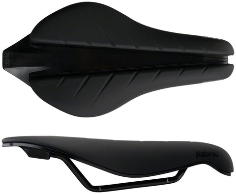 Fabric Tri Flat Saddle Chromoly Black