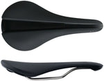 Fabric Line Shallow Saddle Titanium Black 134 Width