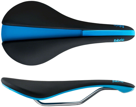 Fabric Line Shallow Saddle Chromoly Black/Blue 134 Width