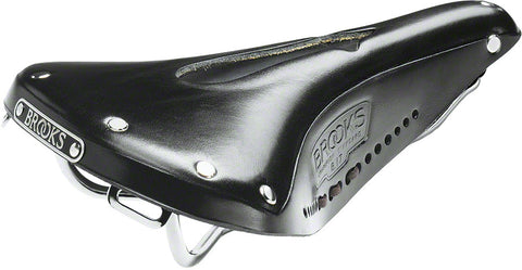 Brooks B17 Carved Saddle Steel Black Men's