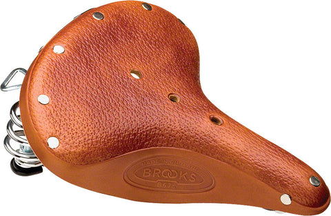 Brooks B67 Saddle Steel Honey WoMen's