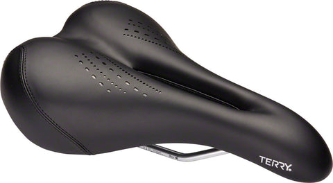 Terry Liberator Y Gel Saddle Steel Black Men's