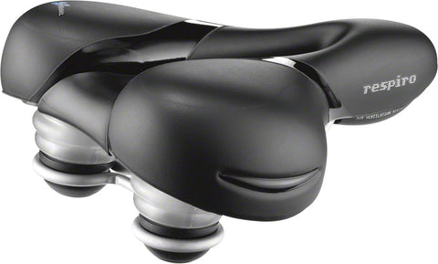 Selle Royal Respiro Relaxed Saddle Steel Black