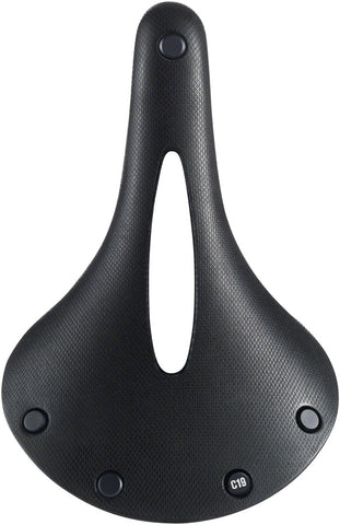 Brooks Cambium C19 Carved All Weather Saddle Steel Black Men's